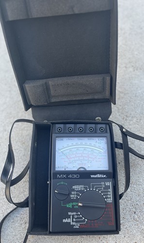 Metrix mx430 analog multimeter - metrix,