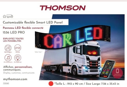 Panneau led interactif thomson - led,