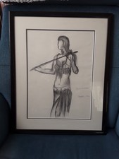 DESSIN DANSEUSE ORIENTALISTE