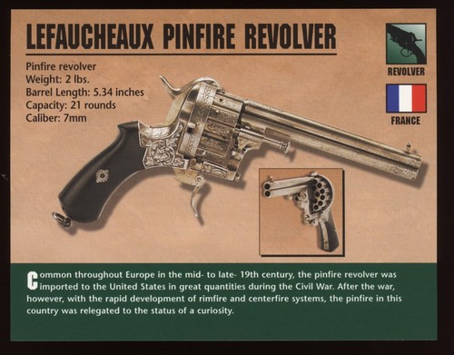Lefaucheaux pinfire revolver - pinfire,