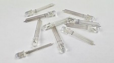 Diode LED DEL 5mm transparent quatre broche anode commune RGB lot de 10