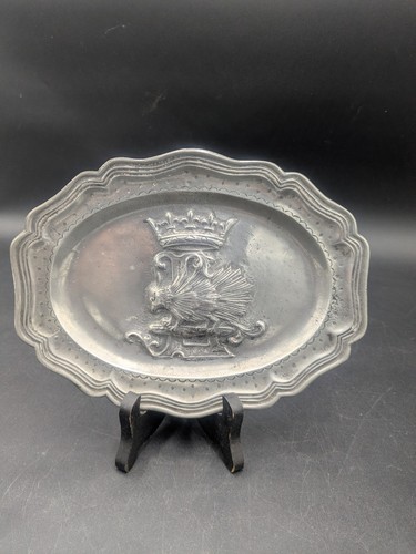 Plat ancien étain - plat, ème