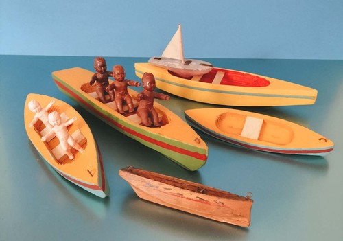 Barques bois jouets - barques,