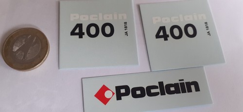 Decalcomanie decals poclain - decalcomanie,