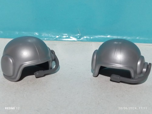 Playmobil casques gris - playmobil,