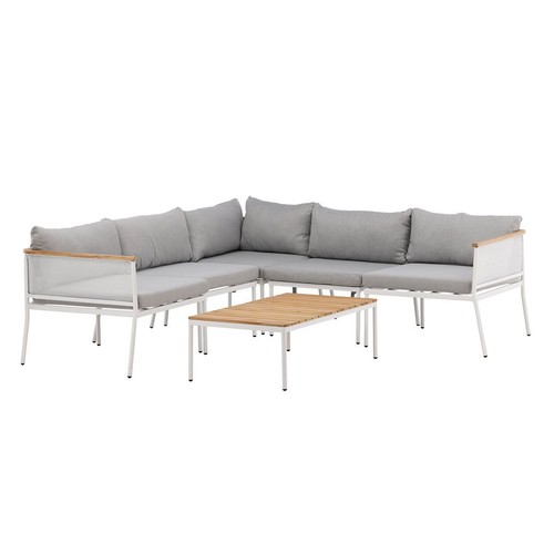 Salon angle jardin - d'angle,