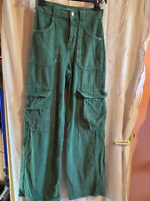 BERSHKA pantalon wide leg en