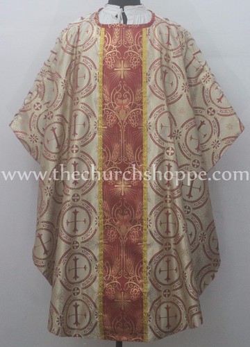 Chasuble gothique métallique - chasuble,