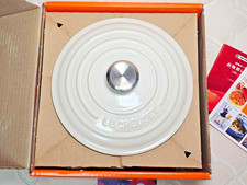 Le Creuset Cocotte Ronde 20cm 2-3/4 Qt Meringue Cast Iron Dutch oven UNUSED