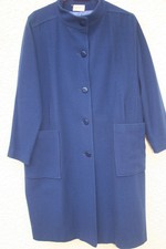 Manteau vintage femme bleu