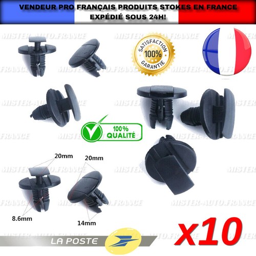 10x agrafe clips fixation - agrafe,