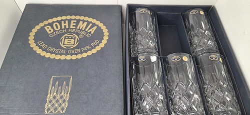 Bohemian crystal glass lot - crystal, of