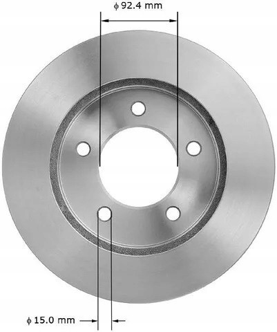 Disque frein avant ford - de,
