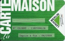 Carte cadeau - Leroy Merlin