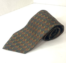 Calvin Klein Necktie 100% Silk Men’s Tie Made in USA Basket Weave Pattern