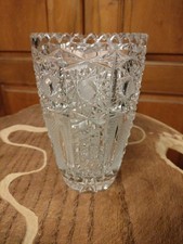 Superbe Vase En Cristal Au