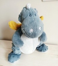Noukie's doudou dragon Victor bleu étoiles noukies 25 cm