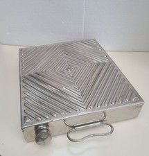 Bouillotte ancienne chromée