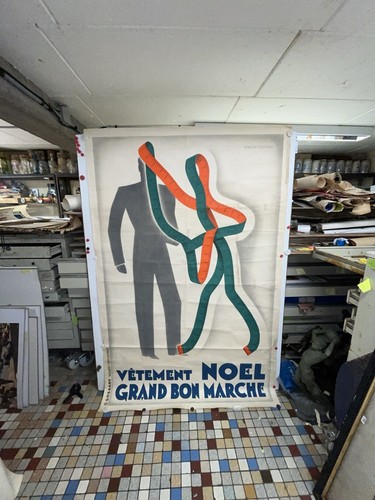 Rare grande affiche ancienne - grande,