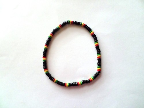 Collier perles bois - de,