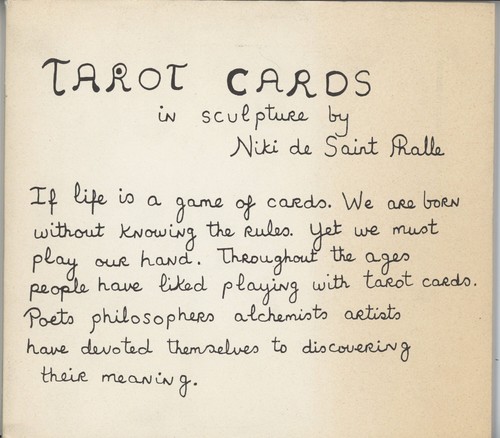 Niki saint phalle tarot - niki, de