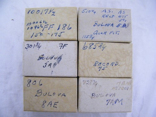 Six boxes various watch - of,