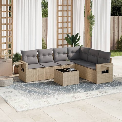 Salon jardin avec - de, coussins