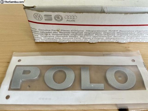 Polo rear trunk badge - polo,