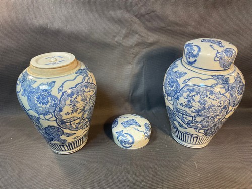 Paire pots céramique - de,