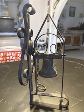 CLOCHE DE PORTE EN FER FORGÉ