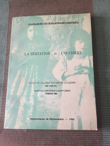 Tentation l occident - la,