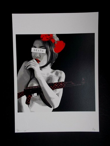 Serigraphie originale death - serigraphie,