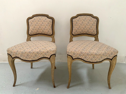 Paire chaises chauffeuses - de,