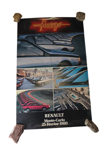 Affiche vintage renault - affiche,