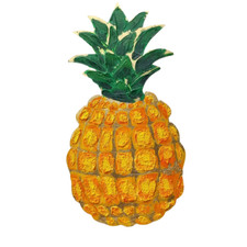 Plaque murale ananas décor