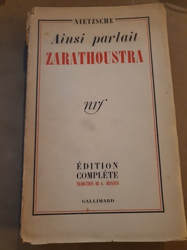 Ainsi parlait zarathoustra - ainsi, de