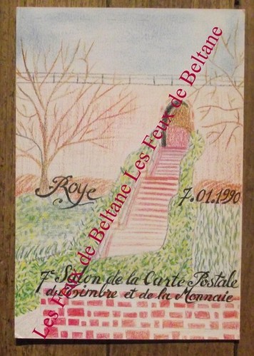 Carte postale salon roye - carte,