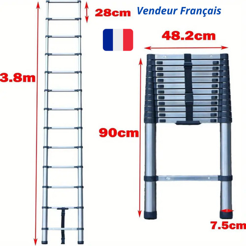 échelle télescopique robuste - Échelle,