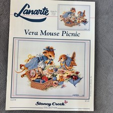 VERA MOUSE PICNIC Counted Cross Stitch Chart Lanarte Marjolein Bastin 1995 1st
