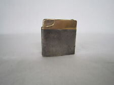 BRIQUET VINTAGE SILVER MATCH SPECIAL FEMME ARGENTE ET PLAQUE OR 10 MICRONS