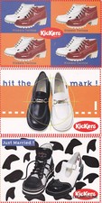 * KICKERS SHOES - Series of 6 Advertising Postcards