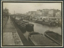 Paris vers 1910. Le Canal