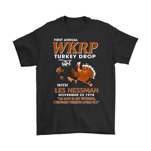 Wkrp turkey drop with les - turkey,