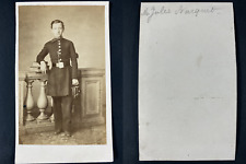 Military student Jules Bacquet vintage cdv albumen print CDV, albumen print, 