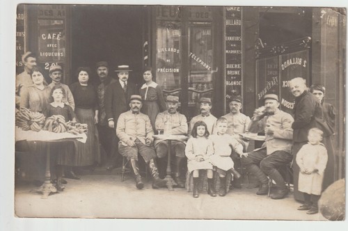 Compiegne carte photo café - 60,