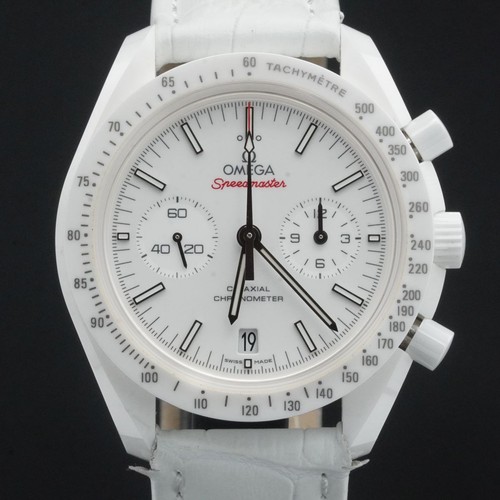 Omega speedmaster white side - omega,