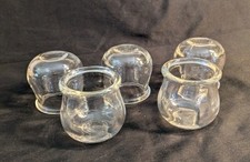Lot of 5 Antique Glass Medical Cups