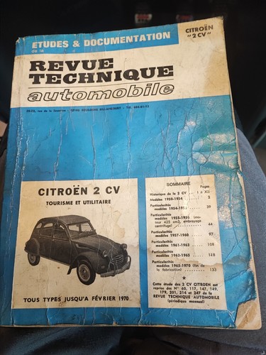 Revue technique citroën 2cv - revue,