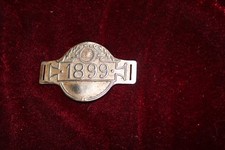 Plaque fiscale de vélo