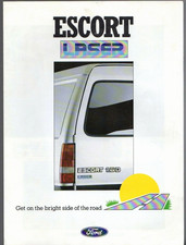 Ford Escort Van Laser 1.6D Mk4 Limited Edition 1988 UK Market Sales Brochure